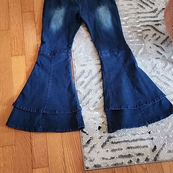 Flared jeans sz large - Picture 6 of 7